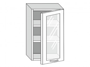19.50.3 Шкаф настенный (h=913) на 500мм с 1-ой стекл. дверцей в Чернушке - chernushka.magazin-mebel74.ru | фото