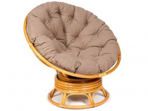 Кресло-качалка Papasan w 23/01 B с подушкой Honey, экошерсть Коричневый в Чернушке - chernushka.magazin-mebel74.ru | фото