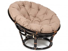 Кресло Papasan 23/01 W с подушкой Antique brown, экошерсть Коричневый в Чернушке - chernushka.magazin-mebel74.ru | фото