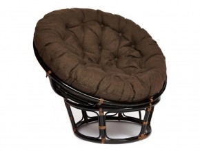 Кресло Papasan 23/01 W с подушкой Antique brown, ткань Коричневый в Чернушке - chernushka.magazin-mebel74.ru | фото