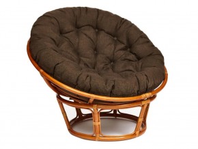 Кресло Papasan 23/01 W с подушкой Cognac, ткань Коричневый в Чернушке - chernushka.magazin-mebel74.ru | фото