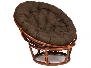 Кресло Papasan 23/01 W с подушкой Pecan, ткань Коричневый в Чернушке - chernushka.magazin-mebel74.ru | фото