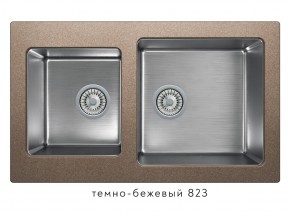 Мойка комбинированная Tolero twist TTS-840 Темно-бежевый 823 в Чернушке - chernushka.magazin-mebel74.ru | фото