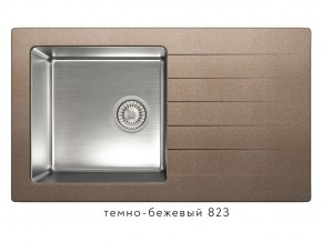 Мойка комбинированная Tolero twist TTS-860 Темно-бежевый 82 в Чернушке - chernushka.magazin-mebel74.ru | фото