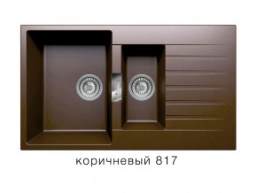 Мойка кварцевая Tolero Loft TL-860 Коричневый 817 в Чернушке - chernushka.magazin-mebel74.ru | фото