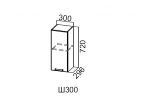 Ш300/720 Шкаф навесной 300/720 в Чернушке - chernushka.magazin-mebel74.ru | фото