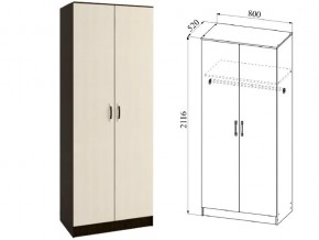 Шкаф 2 двери Ронда ШКР800.1 венге/дуб белфорт в Чернушке - chernushka.magazin-mebel74.ru | фото