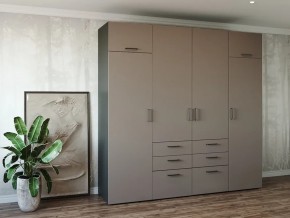 Шкаф распашной 2400А Мокко в Чернушке - chernushka.magazin-mebel74.ru | фото